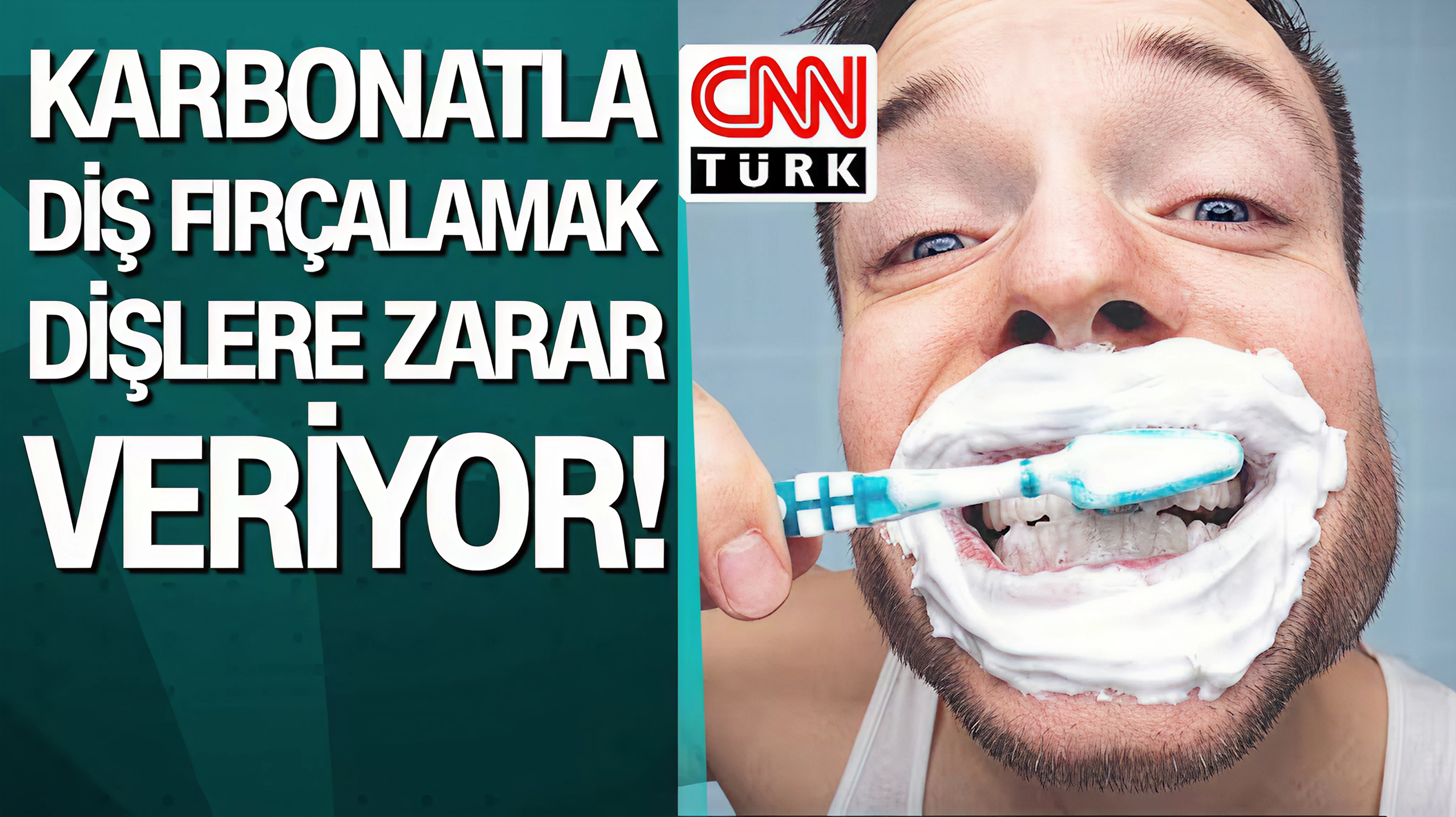 Karbonatla diş fırçalamak dişlere zarar veriyor!